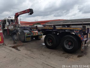 หัวลาก+หาง ติดเครน 5 ตัน ISUZU  เครื่องPSD1-320แรงม้า