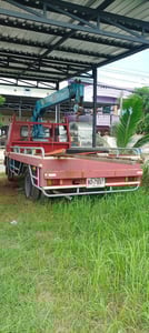 ISUZU FSR11H 145แรงม้า รถบรรทุก 6ล้อ กระบะเหล็กติดเครน ปี1993