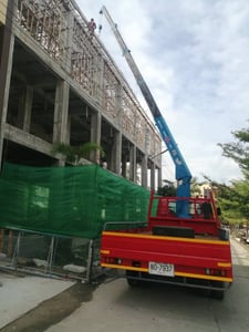 ISUZU FSR11H 145แรงม้า รถบรรทุก 6ล้อ กระบะเหล็กติดเครน ปี1993