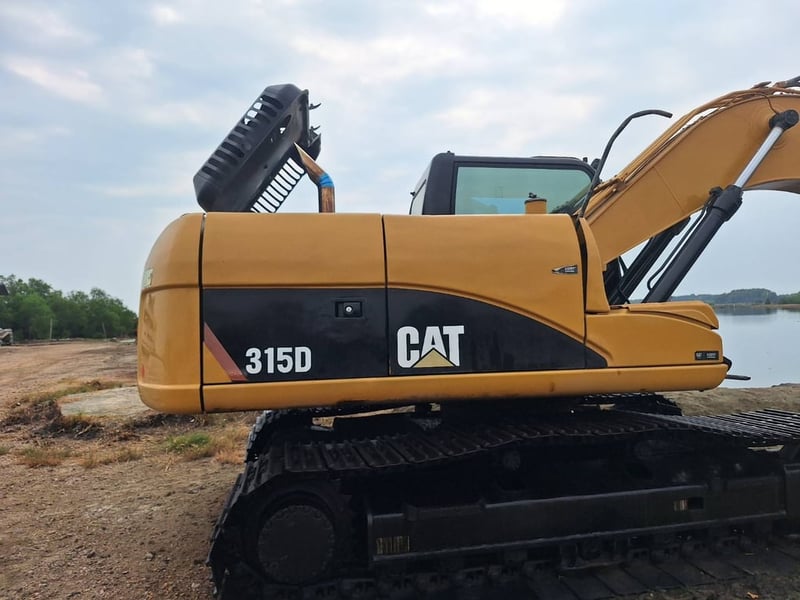 รถแม็คโครCAT 315Dใช้งานดี มีทะเบียน ราคา7.5แสน