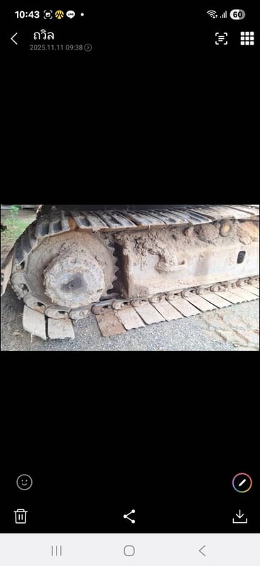 รถแม็คโครkomatsu pc120-2ใช้งานได้ดี ใบซื้อขาย ราคา165,000