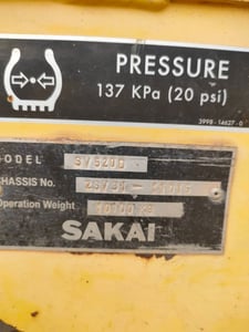 รถบด sakai sv520D ใช้งานดี มีทะเบียน ราคา1,350,000