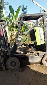 รถโฟคลิป komatsu 1.5 ton ใช้งานดี เบนซิล ใบซื้อvาย ราคา69.000