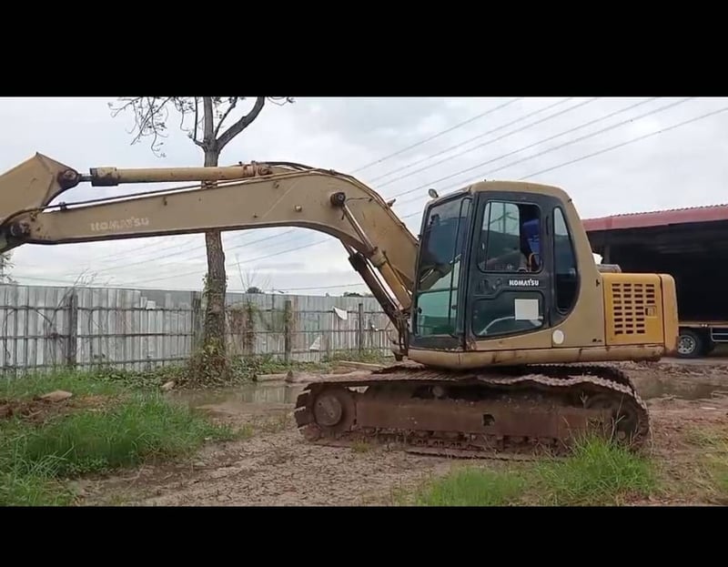 รถแม็คโครkomatsu pc120-6 ใช้งานปกติ ใบซื้อขาย ราคา295,000