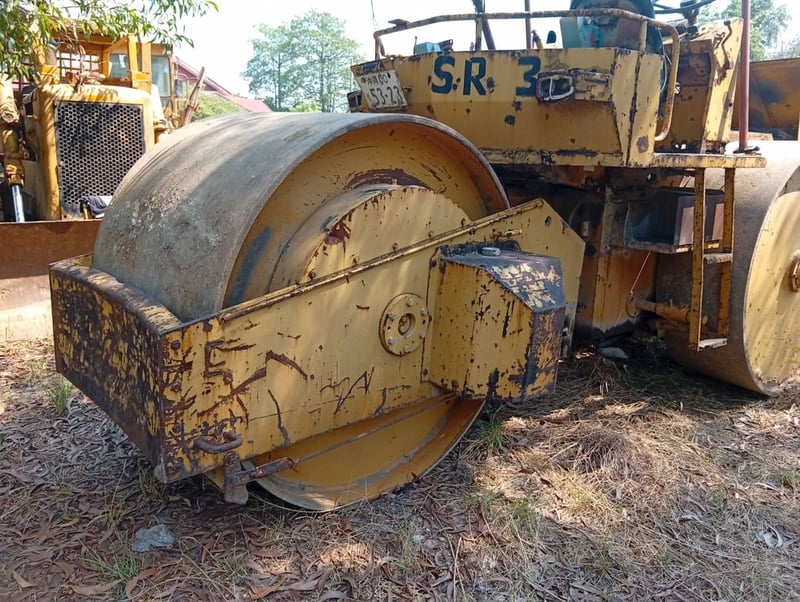 ขายรถบด3ล้อเหล็ก ใช้งานได้ ใบซื้อvายราคา2.9แสน