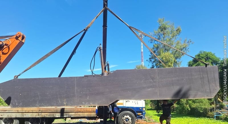 ขายโป๊ะใส่pc30 pc20ใช้งานดี สภาพดี ราคา280,000