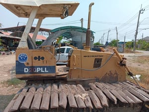 รถแทรกเตอร์komatsu D20pll-7ใบ1ม. ใช้งานดี เลี้ยวข้าง ใบฝานดันผุ ราคา2.3แสน