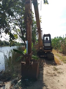 รถแม็คโครcat 320L บูมยาว ใช้งานดี ใบซื้อขาย ราคา5.7แสน