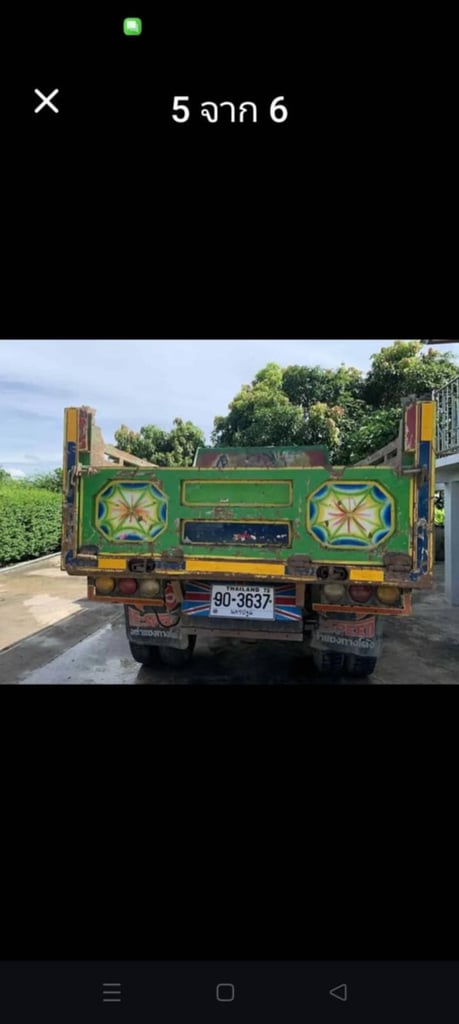 ขายรถ6ล้อดั้มhino 195 มีทะเยียน ใช้งานดี ราคา400,000