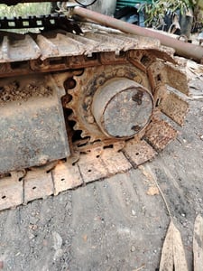 รถแม็คโคร komatsu pc20-6 ใช้งานดี ใบซื้อvาย ราคาถูกดี 165,000