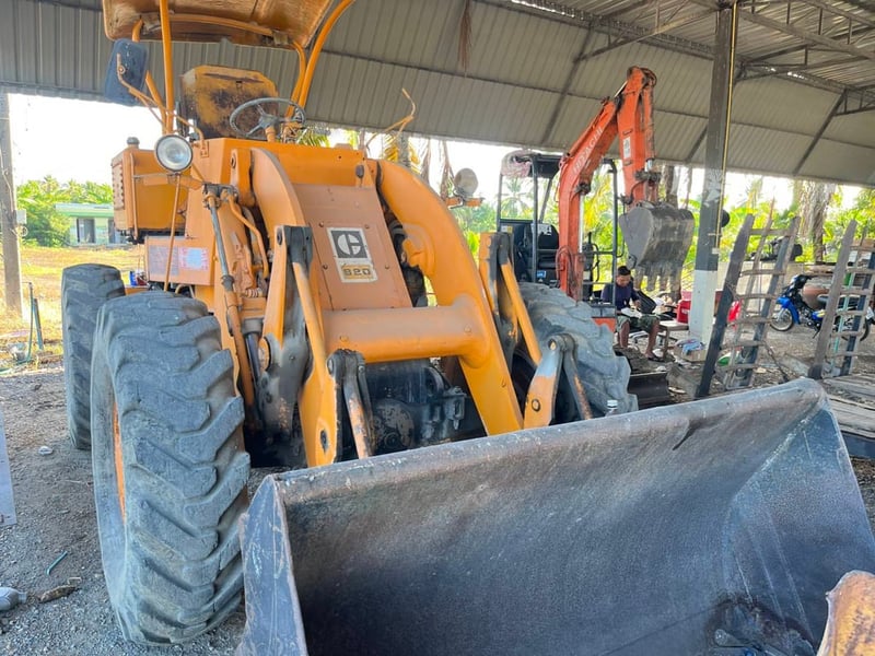 ขายรถตักล้อยาง cat 920 ใช้งานดี ใบซื้อvาย ราคา2.2แสน