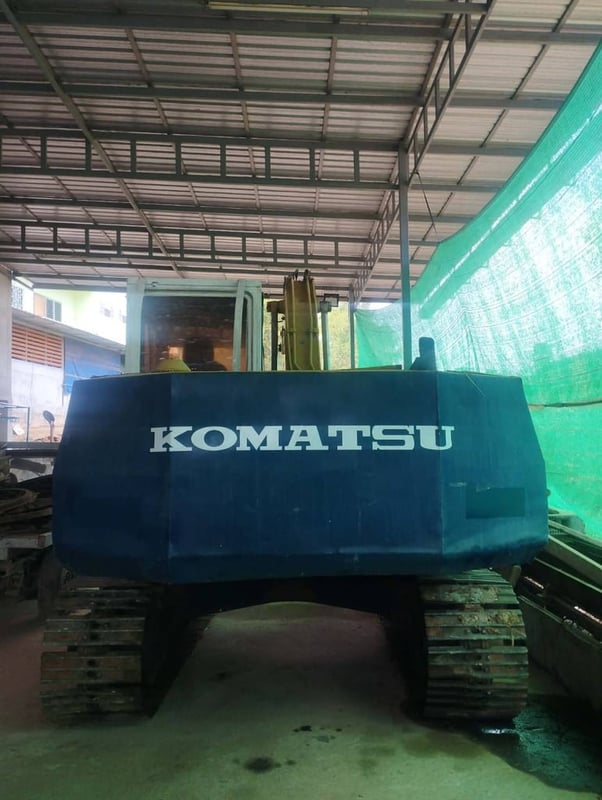 รถแม็คโครkomatsu pc120-5ใช้งานดี ใบซื้อvาย คอนโทรนสั้น ราคา3.2แสน