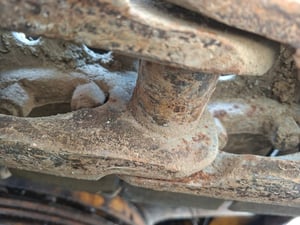 รถแม็คโครkomatsu pc120-3ใช้งานดี ใบซื้อvาย ราคา2.2แสน