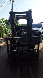 รถโฟคลิป komatsu 1.5 ton ใช้งานดี เบนซิล ใบซื้อvาย ราคา69.000