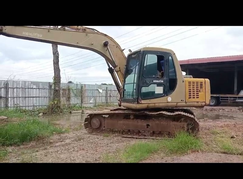 รถแม็คโครkomatsu pc120-6 ใช้งานปกติ ใบซื้อขาย ราคา295,000