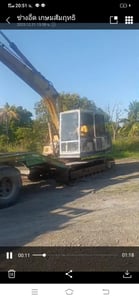 รถแม็คโครkomatsu pc120-5 ใช้งานดี ใบซื้อvาย ราคา299,000