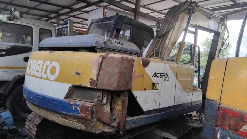 ขายแม็คโครkobekco sk120-3ตามสภาพ ราคา2 5แสน ขายแม็คโครkobekco sk120-3ตามสภาพ ราคา2 5แสน