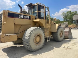 ขายรถตักล้อยาง CAT 966E ใช้งานได้ ใบซื้อขาย ราคา7.5แสน