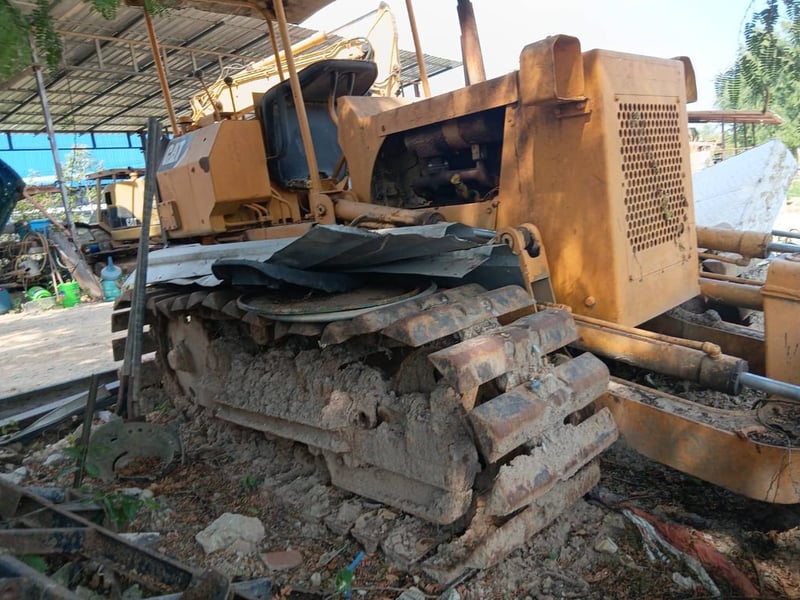 ขายรถแทรกเตอร์ furukawa cd5bd ตีนเป็ด ใช้งานดี ใบมีดสไล้ ราคา165,000