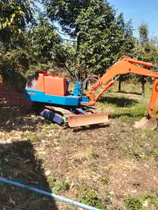 ขายรถแม็คโครyanma pc20 ใช้งานดี ใบซื้อขาย ราคาถูก 89,000