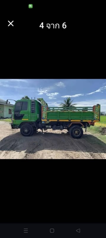ขายรถ6ล้อดั้มhino 195 มีทะเยียน ใช้งานดี ราคา400,000