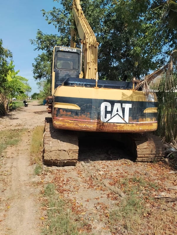 รถแม็คโครcat 320L บูมยาว ใช้งานดี ใบซื้อขาย ราคา5.7แสน