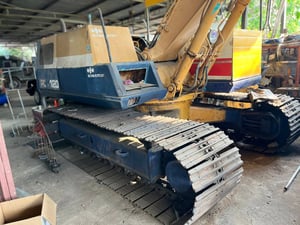 ขายแม็คโครkomatsu pc100-5 ใช้งานได้ปกติ ใบซื้อขาย ราคา250,000