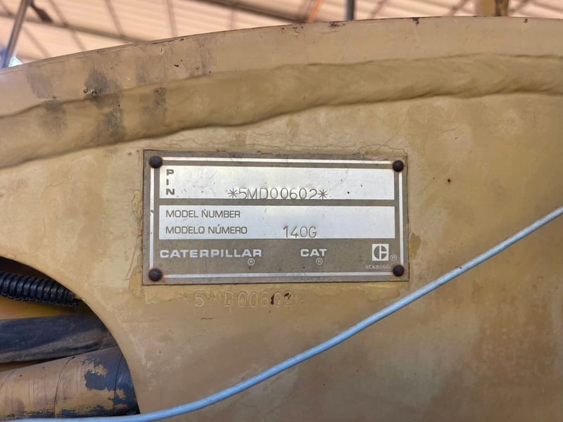 รถเกรดเดอร์CAT 140G 5md0602 ใช้งานดี มีทะเบียน ราคาถูกดีๆๆ1,350,000