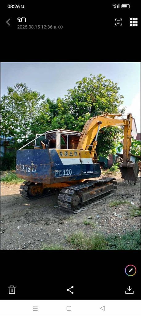 ขายรถแม็คโครkomatsu pc100-5