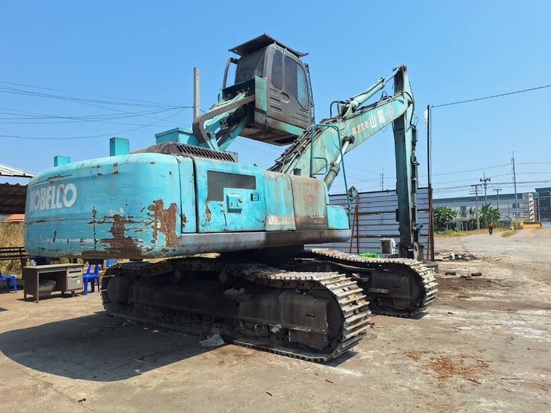 รถแม็คโคร ดูดเหล็ก kobelco 3340 ใบอินวอย ใช้งานดี ราคาถูกดีๆๆ950,000