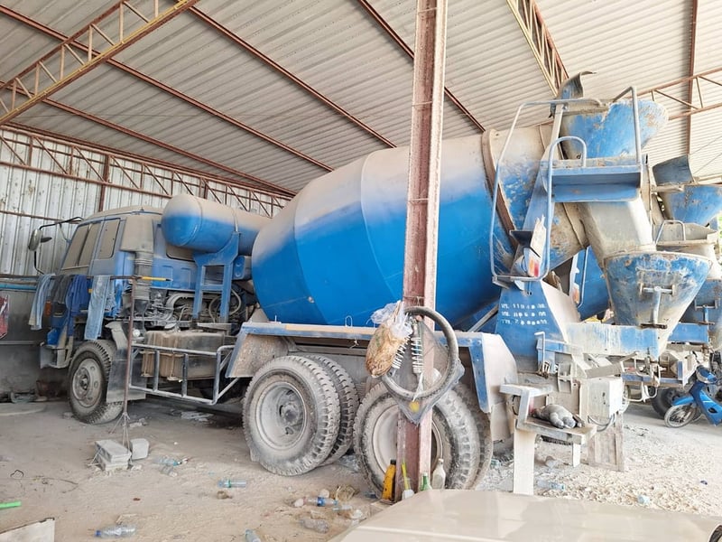 ขายรถโม่ปูน 10ล้อHino fs1fka 260แรงมีทะเบียน ราคา490,000