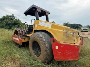 ขายรถบดDynapac ca252PD 2เปลือก ใช้งานได้ดี มีทะเบียน ราคา5.5แสน