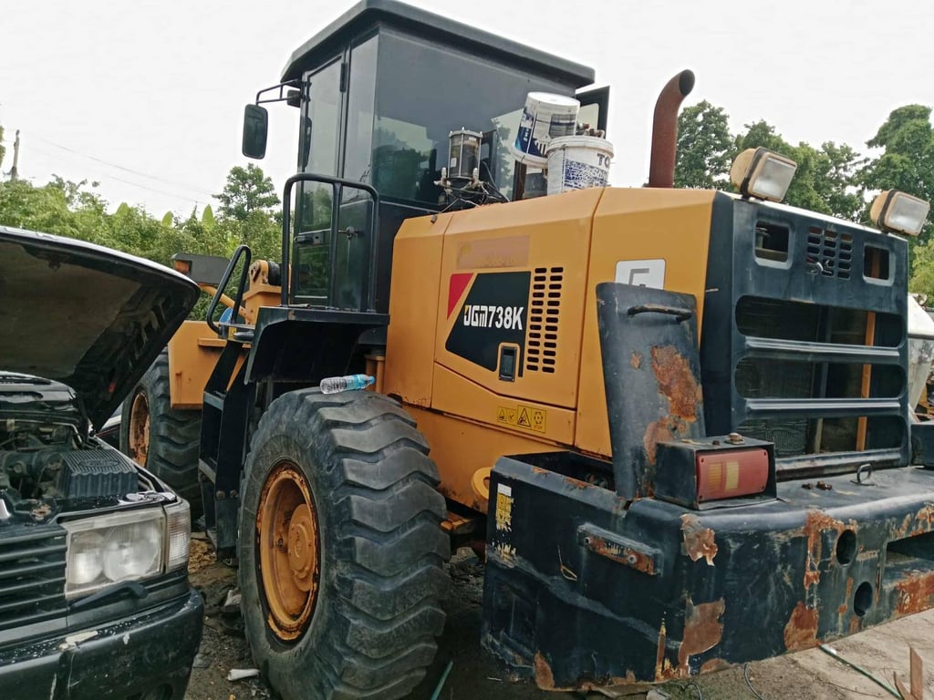 รถตักล้อยาง4คิว Jem เล่มทะเบียน ใช้งานได้ปกติ ราคา3.7แสน รถตักล้อยาง4คิว Jem เล่มทะเบียน ใช้งานได้ปกติ ราคา3.7แสน