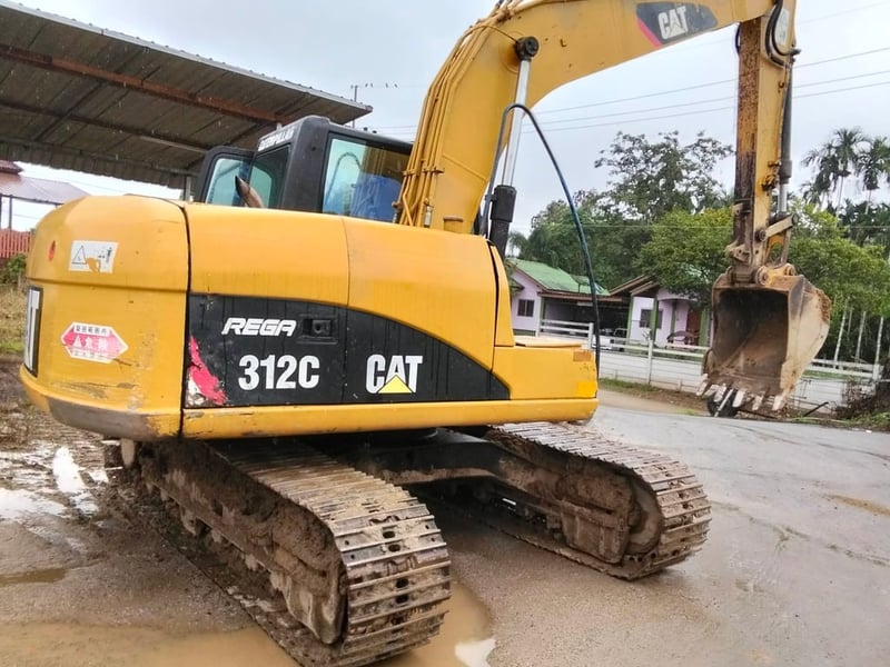 ขายรถแม็คโครCAT 312D  ใช้งานดี ใบอินวอย ราคา6.5แสน