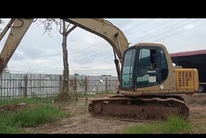 รถแม็คโครkomatsu pc120-6 ใช้งานปกติ ใบซื้อขาย ราคา295,000