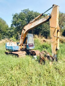 รถแม็คโครkomatsu pc120-5  ใช้งานได้ ใบซื้อขาย ราคา269,000