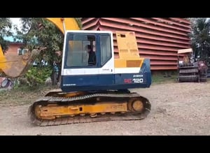 ขายรถแม็คโครkomatsu pc120-5ใช้งานดี ใบซื้อขาย ราคา3.4แสน