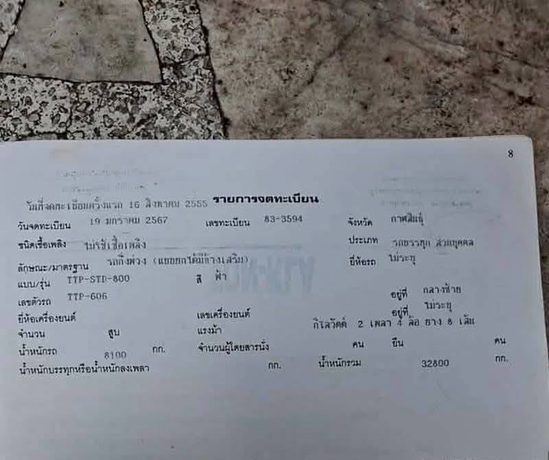 รถพ่วงเทเลอ hino fm2k 260แรง ใช้งานดี มีทะเบียน ราคาถูกดีๆๆ7.8แสน