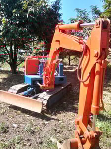 ขายรถแม็คโครyanma pc20 ใช้งานดี ใบซื้อขาย ราคาถูก 89,000