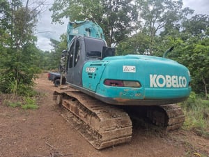 ขายรถแม็คโครkobelco sk200-5 ใช้งานดี ใบซื้อขาย ราคา385,000