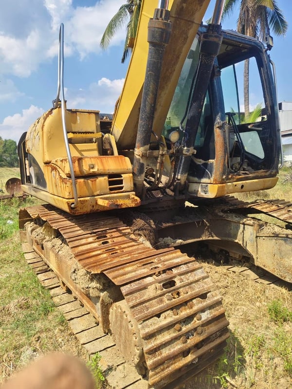 รถแม็คโครcat315D ใช้งานดี ใบแจ้งจำหน่าย ราคา4.9แสน