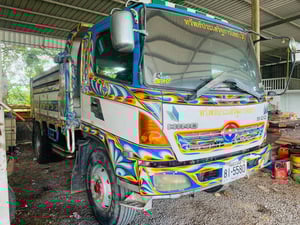 รถ6ล้อ ดั้ม hino fg8j ใช้งานดี มีทะเบียน ราคาคา5.6แสน