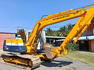 ขายรถแม็คโครkomatsu pc120-5ใช้งานดี ใบซื้อขาย ราคา3.4แสน