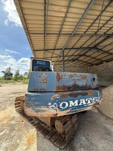 ขายรถแม็คโครkomatsu pc120-3 ใช้งานได้ดี ใบซื้อขาย ารสคา265,000ราคา2.6แสน