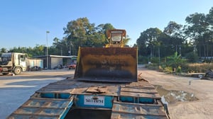 รถตักล้อยางcat 910ใช้งานดี ใบซื้อvาย ราคา2.3แสน