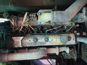 รถแม็คโครkomatsu pc120-5ใช้งานดี ใบซื้อvาย คอนโทรนสั้น ราคา3.2แสน