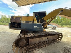 ขายรถแม็คโครkomatsu pc120-3 ใช้งานได้ดี ใบซื้อขาย ารสคา265,000ราคา2.6แสน