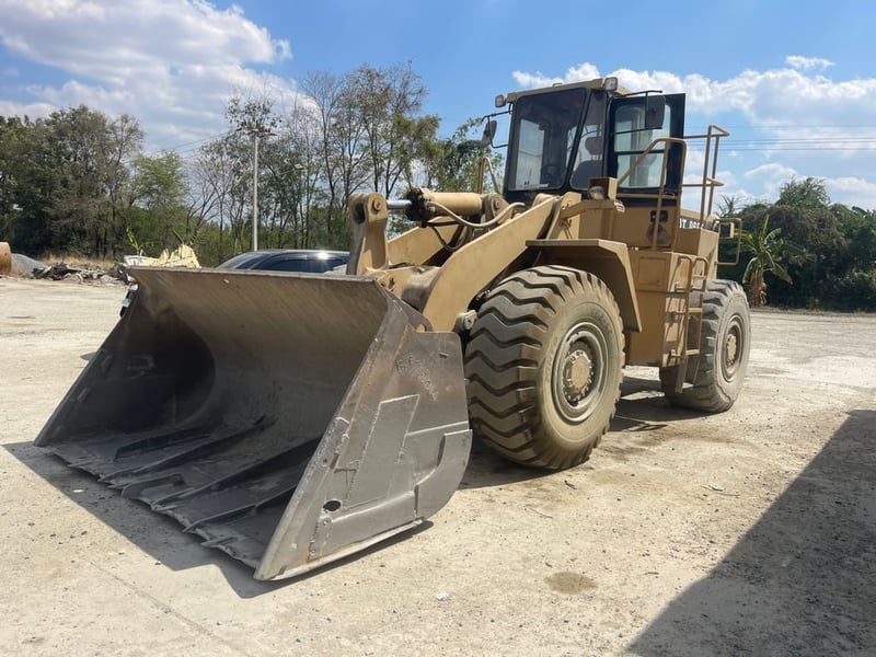 ขายรถตักล้อยาง CAT 966E ใช้งานได้ ใบซื้อขาย ราคา7.5แสน