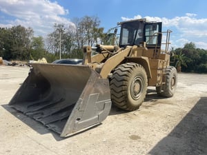 ขายรถตักล้อยาง CAT 966E ใช้งานได้ ใบซื้อขาย ราคา7.5แสน