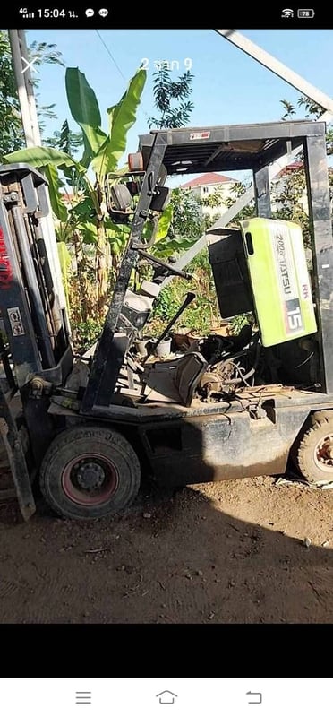 รถโฟคลิปkomatsu 1.5ton เครื่องtoyota 4k ใช้งานดี ราคา59,000